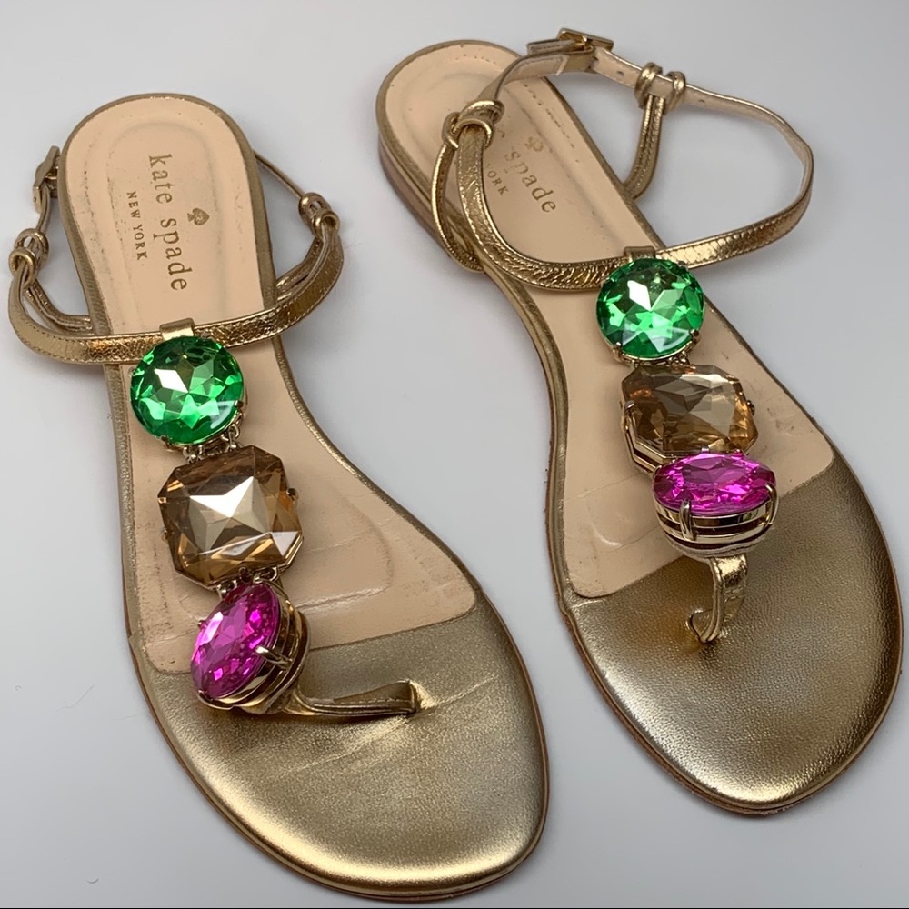 Kate spade jeweled sandals